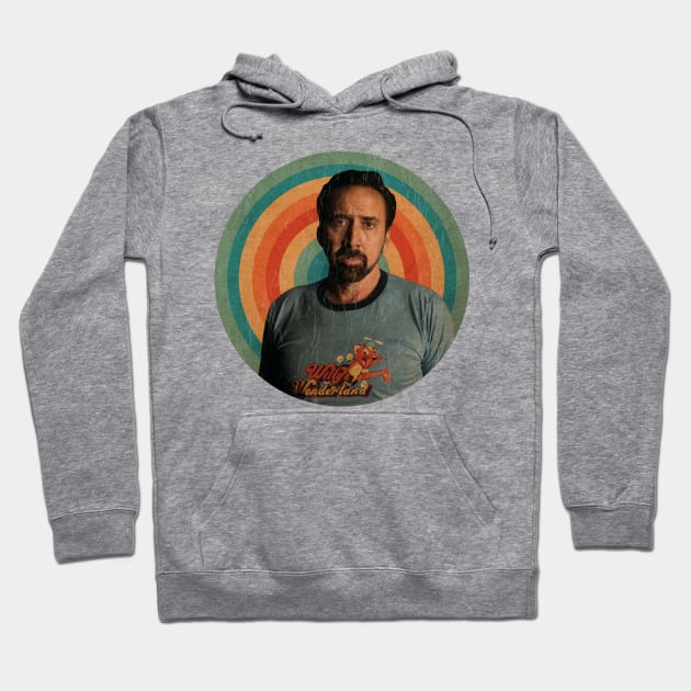 Nicolas Cage Retro Vintage Hoodie by TuoTuo.id